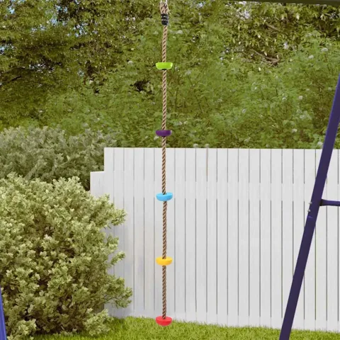 vidaXL Frânghie de Escaladă Multicolour 10,5 x 10,5 x 201 cm Poliester