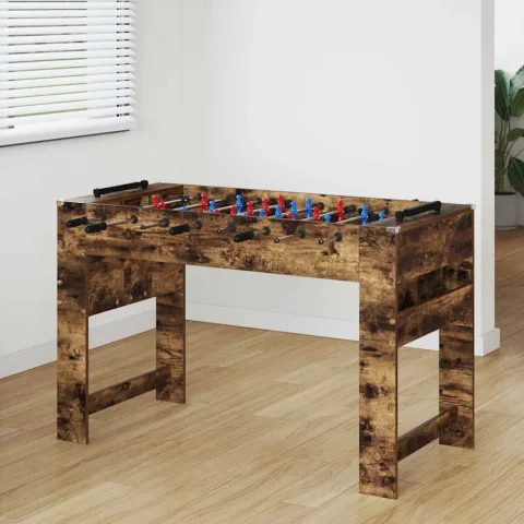 vidaXL Masă de Foosball Stejar Afumat 125 x 60,5 x 80 cm