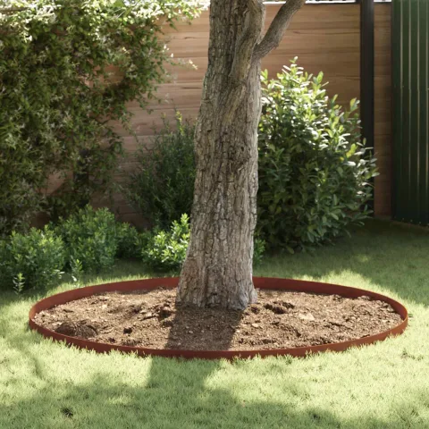 vidaXL Margine pentru gazon 450 x 10 cm Oțel rezistent de intemperii