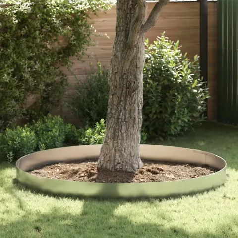 vidaXL Margine pentru gazon 450 x 25 cm Oțel Galvanizat Argintiu