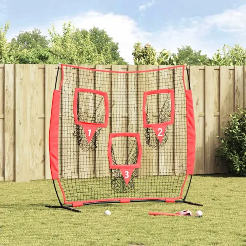 vidaXL Plasă pentru antrenament de baseball Negru Poliester
