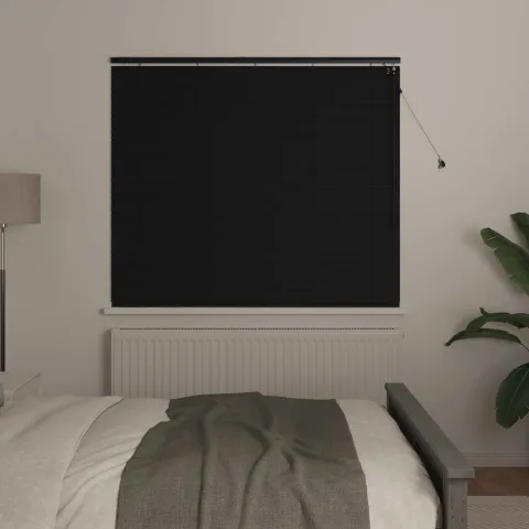 vidaXL Jaluzea venetiană Negru 150 x 130 cm 35 mm
