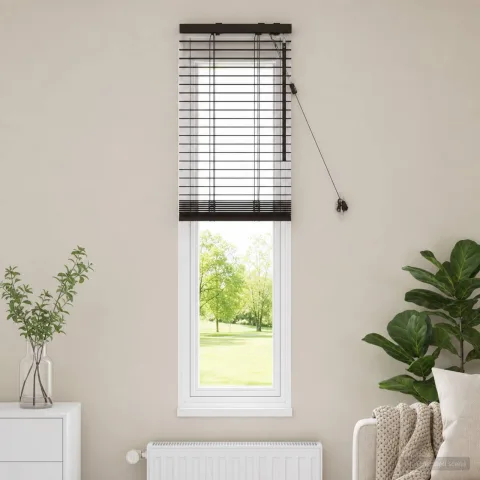 vidaXL Jaluzea venetiană Maro închis 50 x 130 cm 35 mm