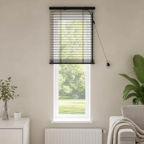 vidaXL Jaluzea venetiană Maro închis 65 x 130 cm 35 mm