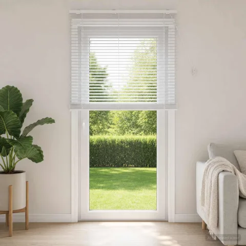 vidaXL Jaluzea venetiană Alb 120 x 250 cm 35 mm