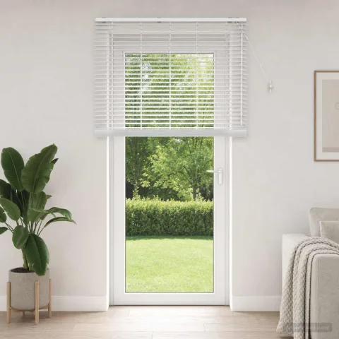 vidaXL Jaluzea venetiană Alb 135 x 250 cm 35 mm