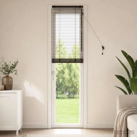 vidaXL Jaluzea venetiană Maro închis 50 x 250 cm 35 mm