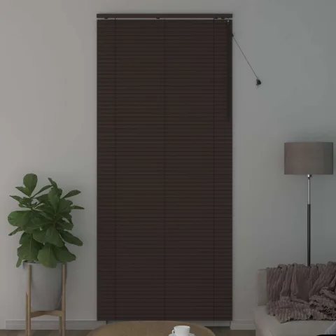 vidaXL Jaluzea venetiană Maro închis 110 x 250 cm 35 mm