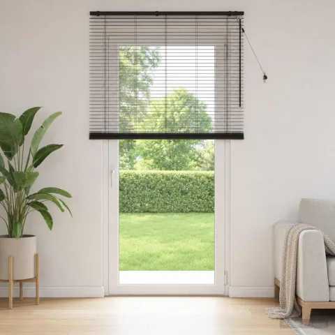 vidaXL Jaluzea venetiană Maro închis 155 x 250 cm 35 mm
