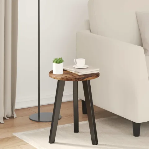 vidaXL Placă de masă Ø 30 x 1,5 cm Rotund Lemn prelucrat Lemn vechi