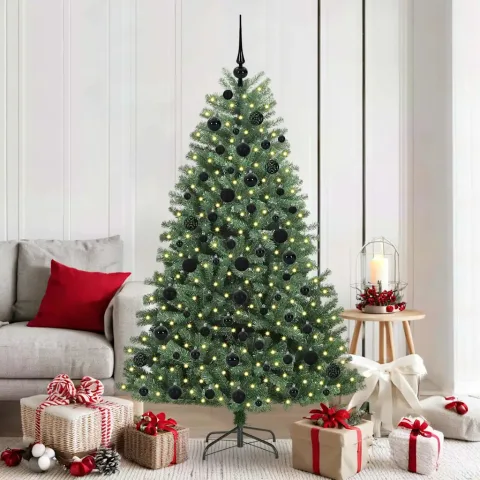 vidaXL Brad de Crăciun artificial cu ramuri articulare Verde 180 cm