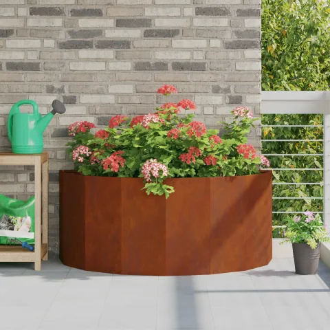 vidaXL Jardinieră Ruginit 120 x 60 x 50 cm