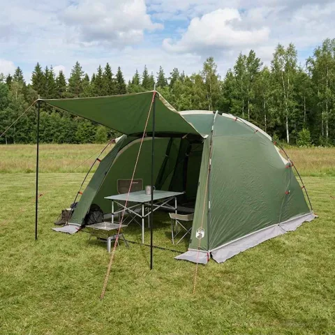 vidaXL Cort tunel Verde 361 x 235 x 147 cm