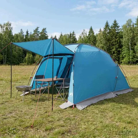vidaXL Cort tunel albastru 361 x 235 x 147 cm