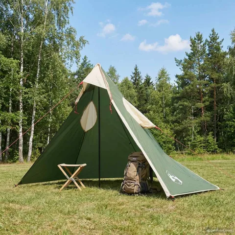 vidaXL Pelerină de ploaie 2-în-1 cu glugă 262 x 126 x 130 cm Verde