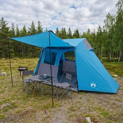 vidaXL Cort tunel albastru 475 x 220 x 192 cm