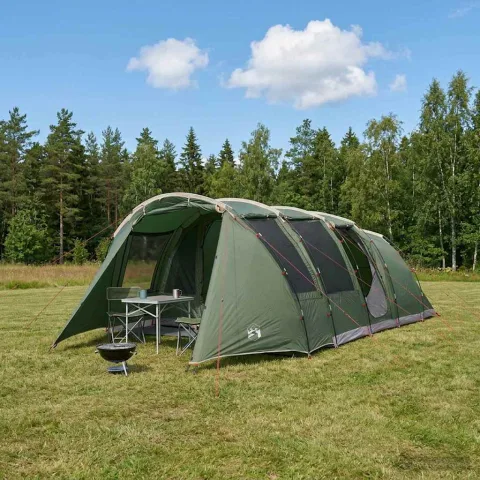 vidaXL Cort tunel 675 x 392 x 210 cm Verde