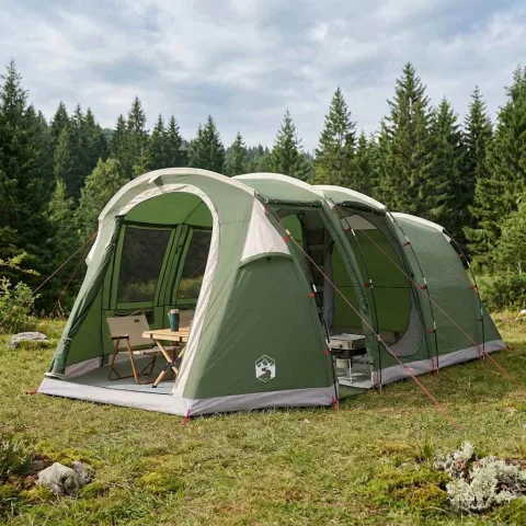 vidaXL Cort tunel 505 x 330 x 204 cm Verde