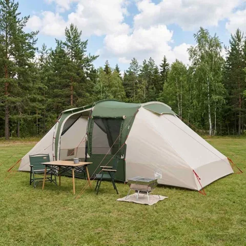 vidaXL Cort Instant 524 x 232 x 192 cm Verde