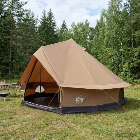 vidaXL Cort de Familie Maro 8 persoane Bumbac sintetic