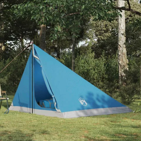 vidaXL Cort de backpacking 4 persoană albastru