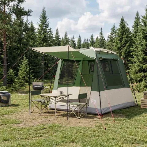 vidaXL Cort pentru Petreceri 4 persoană Verde