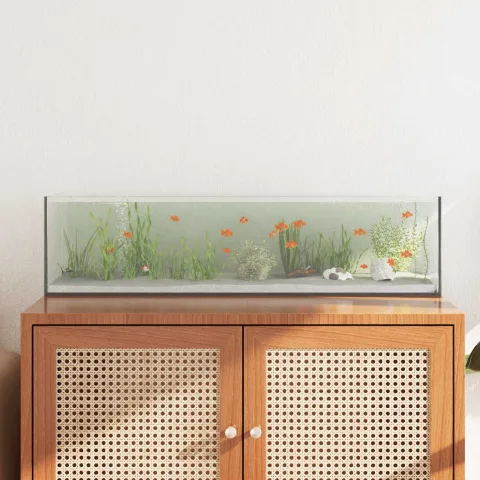 vidaXL Acvariu cu depozitare Transparent 80 x 20 x 20 cm Sticlă