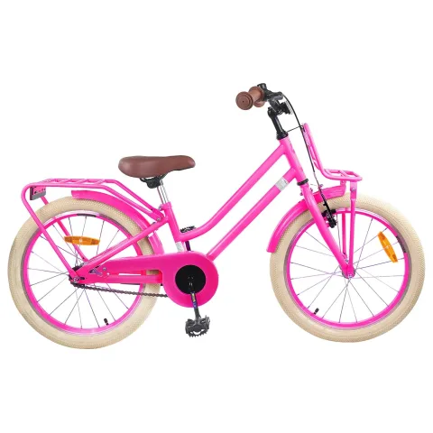 vidaXL Bicicletă pentru Copii 20 Inci pentru 6-11 ani Roz închis