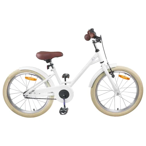 vidaXL Bicicletă pentru Copii 22 Inci pentru 7-12 ani Alb