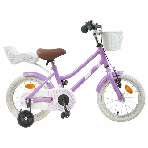 vidaXL Bicicletă pentru Copii 14 Inci pentru 3-5 ani Violet