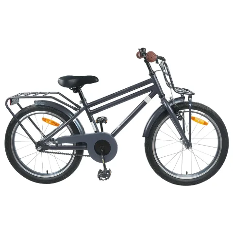 vidaXL Bicicletă pentru Copii 22 Inci pentru 7-12 ani Gri închis