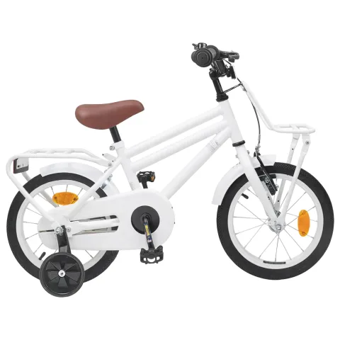 vidaXL Bicicletă pentru Copii 16 Inci pentru 4-6 ani Alb