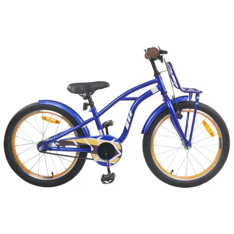 vidaXL Bicicletă pentru Copii 22 Inci pentru 7-12 ani Albastru închis