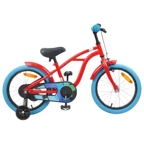 vidaXL Bicicletă pentru Copii 16 Inci pentru 4-6 ani Roșu