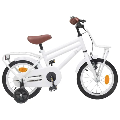 vidaXL Bicicletă pentru Copii 16 Inci pentru 4-6 ani Alb