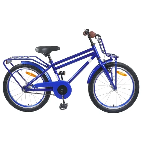 vidaXL Bicicletă pentru Copii 18 Inci pentru 5-7 ani Albastru închis
