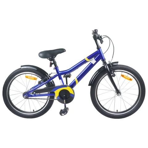 vidaXL Bicicletă pentru Copii 24 Inci pentru 8-12 ani Albastru Negru
