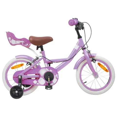 vidaXL Bicicletă pentru Copii 12 Inci pentru 2-4 ani Violet