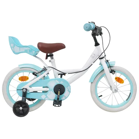 vidaXL Bicicletă pentru Copii 12 Inci pentru 2-4 ani Alb