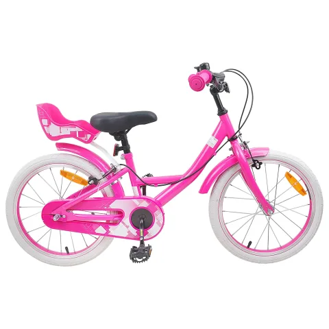vidaXL Bicicletă pentru Copii 18 Inci pentru 5-7 ani Roz