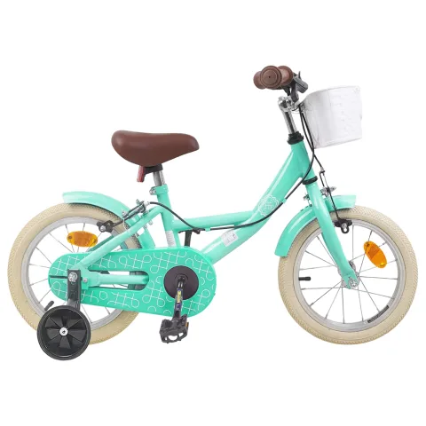 vidaXL Bicicletă pentru Copii 12 Inci pentru 2-4 ani Verde Mării