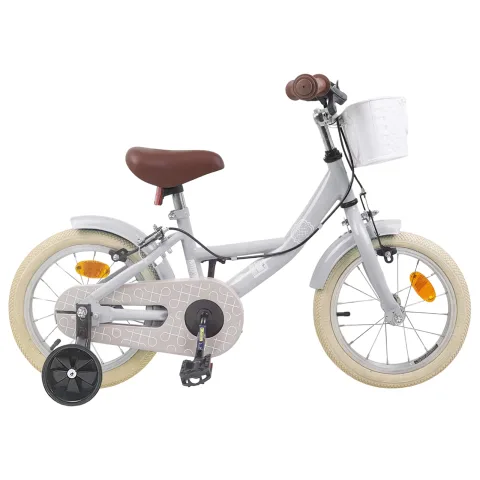 vidaXL Bicicletă pentru Copii 12 Inci pentru 2-4 ani Gri deschis