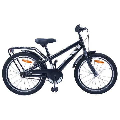 vidaXL Bicicletă pentru Copii 18 Inci pentru 5-7 ani Negru