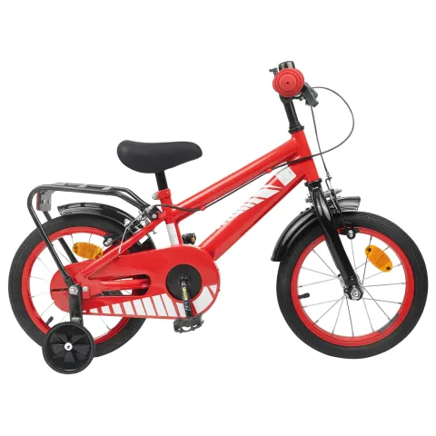 vidaXL Bicicletă pentru Copii 14 Inci pentru 3-5 ani Roșu