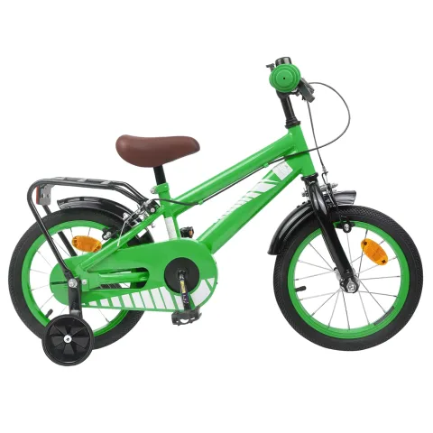 vidaXL Bicicletă pentru Copii 16 Inci pentru 4-6 ani Verde