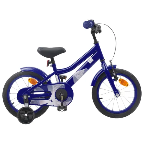 vidaXL Bicicletă pentru Copii 12 Inci pentru 2-4 ani Albastru închis
