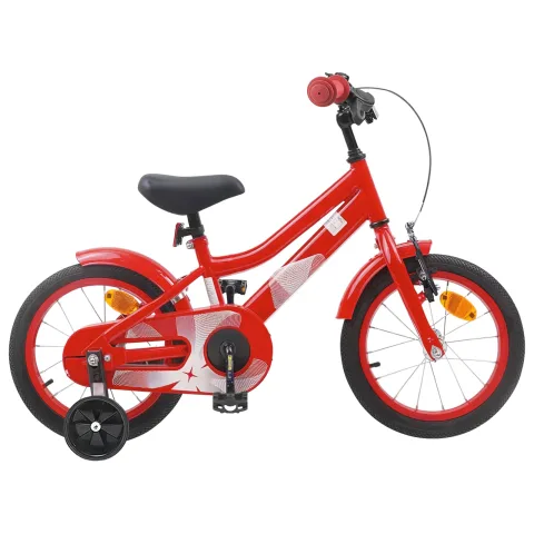 vidaXL Bicicletă pentru Copii 14 Inci pentru 3-5 ani Roșu