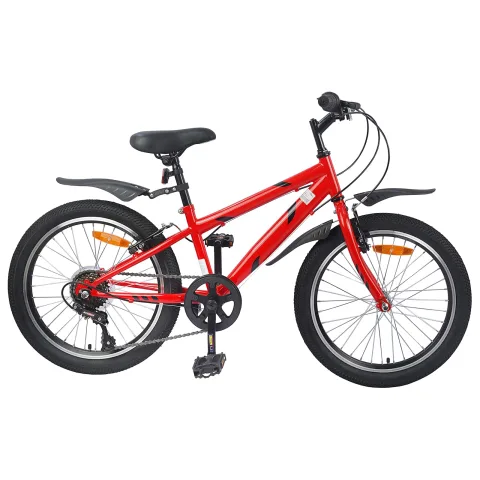 vidaXL Bicicletă pentru Copii 20 Inci 6-Viteză pentru 6-11 ani Roșu