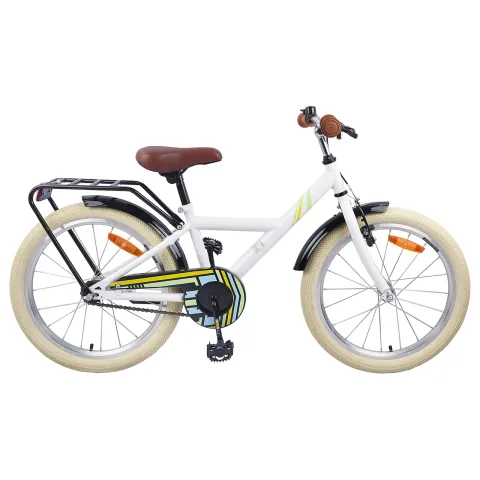 vidaXL Bicicletă pentru Copii 24 Inci pentru 8-12 ani Alb