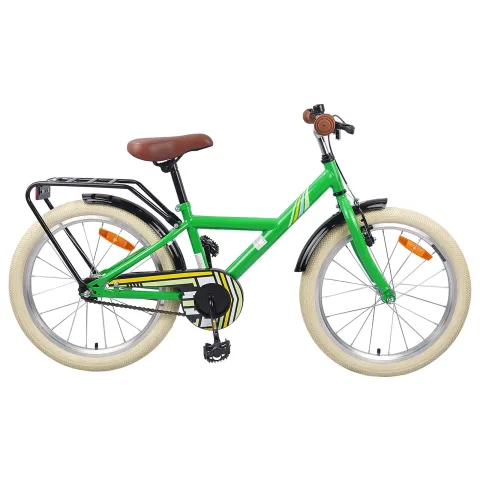 vidaXL Bicicletă pentru Copii 18 Inci pentru 5-7 ani Verde
